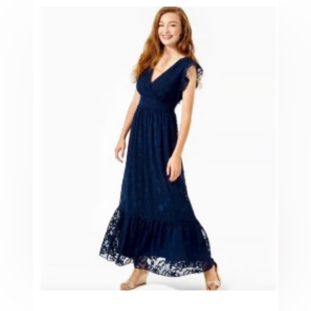NWT Lilly Pulitzer Autumn Midi/Maxi Dress Size 16
